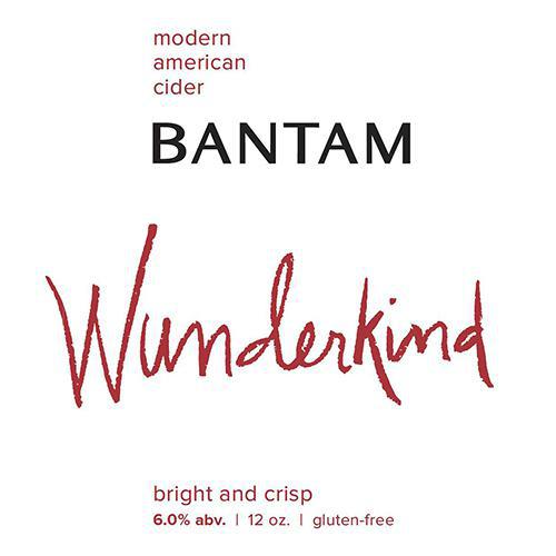 Bantam Cider Wunderkind - 12oz/4pk