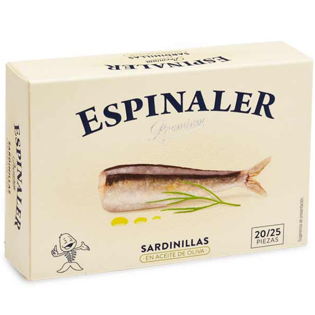 Espinaler Baby Sardines in Olive Oil 20/25 Premium Line - 115g
